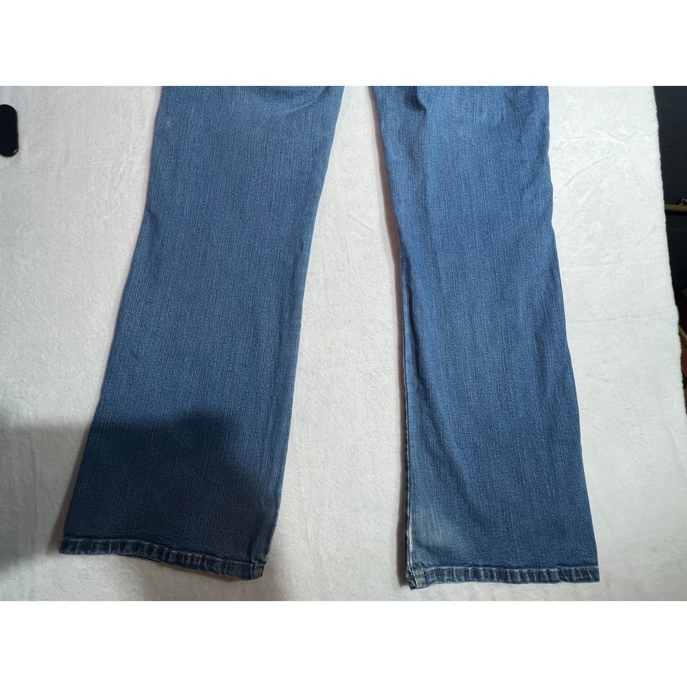 Lee Slender Secret Lower on the Waist Bootcut Jeans Blue Medium Wash Women 16 - Picture 3 of 7